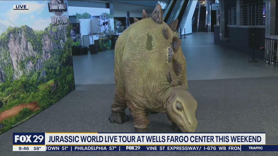 Jurassic World Live Tour begins at the Wells Fargo Center this weekend